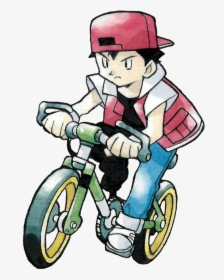 Bicycle - Original Pokemon Trainer Red, HD Png Download, Free Download