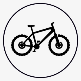 Mercedes Benz Crater Lake Fitness Bike - Mountain Bike Clipart Black And White, HD Png Download, Free Download