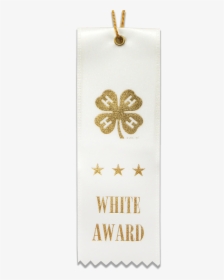 White Award Ribbon - Locket, HD Png Download, Free Download