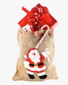 Costal De Yute Para Navidad Santa, HD Png Download, Free Download