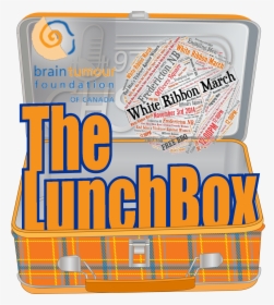 Lunchbox Whiteribbon Braintumour, HD Png Download, Free Download