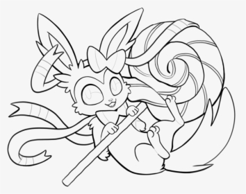 Pokemon Coloring Pages Sylveon - Eevee Evolution Pokemon Coloring Pages, HD Png Download, Free Download