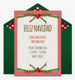 Feliz Navidad Invitations, HD Png Download, Free Download