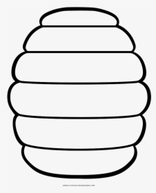 Beehive Coloring Page - Beehive Clip Art Black And White, HD Png Download, Free Download