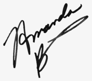 Signature Of Amanda Beard - Calligraphy, HD Png Download, Free Download