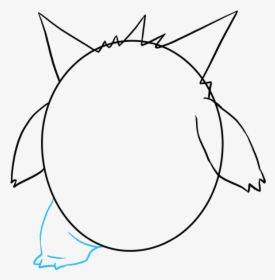 How To Draw Gengar - Pokemon Gengar For Drawing, HD Png Download, Free Download