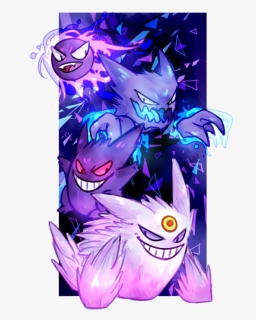 Haunter Drawing Shiny Gastly - Moto G7 Power Pokemon Case, HD Png Download, Free Download