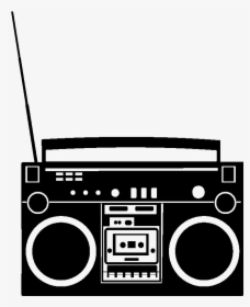 Wall Decal Breakdancing Radio Boombox Hip Hop - Radio De Hip Hop, HD Png Download, Free Download