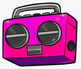 Sc S Radio Sbaby Stereo Scs - 90's Boombox Cartoon, HD Png Download, Free Download