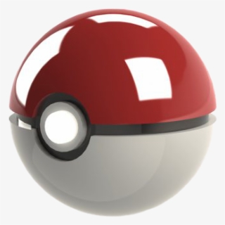 Drawn Pokeball Transparent Background - Pokemon Ball Png 3d, Png Download, Free Download