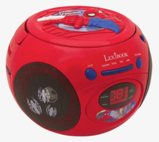 Red Spider Man Mini Boombox - Cd Player, HD Png Download, Free Download