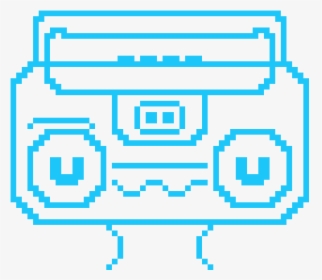 Boombox Pixel Png, Transparent Png, Free Download