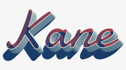 Kane 3d Letter Png Name - Graphic Design, Transparent Png, Free Download