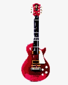 Electric Guitar Pixel Art, HD Png Download, Free Download