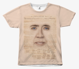 Nicolas Cage National Treasure T Shirt, HD Png Download, Free Download