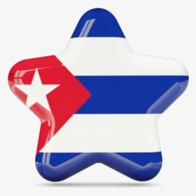 Download Flag Icon Of Cuba At Png Format - Cuba Flag In Star, Transparent Png, Free Download