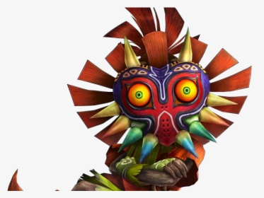 Shadow In His Possible Idle Pose - Majora Skull Kid, HD Png Download, Free Download