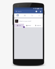 Facebook Live Option In Mobile, HD Png Download, Free Download