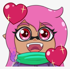 Velvet Heart Emote - Cartoon, HD Png Download, Free Download