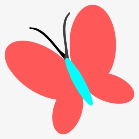 Red Blue Butterfly Svg Clip Arts - Butterfly Clip Art, HD Png Download, Free Download