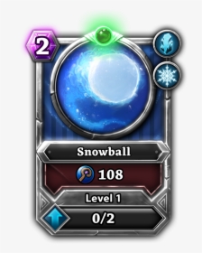 Snowball Card - Portable Network Graphics, HD Png Download, Free Download