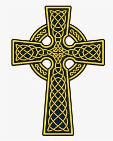 Celtic Cross Clipart Clipart - Gold Celtic Cross Clipart, HD Png Download, Free Download