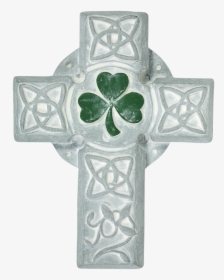 Clip Art Cross Isabel Bloom Celticcrossmulticolor - Celtic Cross With Shamrock Clipart, HD Png Download, Free Download