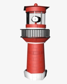 Lighthouse Red - Portable Network Graphics, HD Png Download, Free Download