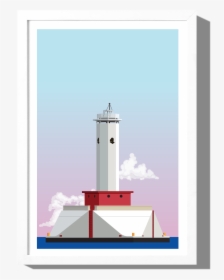 Rkr Chippewa Lighthouse Art Print Landmark Collection, HD Png Download, Free Download