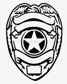 Police Officer Drawings Download - Police Badge Svg Free, HD Png Download, Free Download