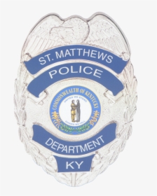St Matthew Police Department Louisville Ky Badge, HD Png Download, Free Download