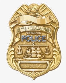 Police Officer Badge Law Enforcement State Police - Alexandria Police Department Badge, HD Png Download, Free Download