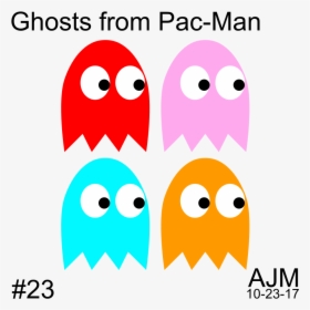 Ghosts From Pac-man - Pac Man Ghosts Clip Art, HD Png Download, Free Download