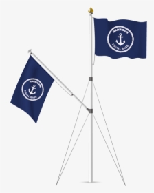 Rigged Flagpoles - Banner, HD Png Download, Free Download