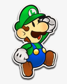 Free Png Download Paper Luigi Color Splash Png Images - Paper Mario Color Splash Luigi, Transparent Png, Free Download