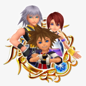 Sora & Riku & Kairi - Kingdom Hearts Key Art 1, HD Png Download, Free Download