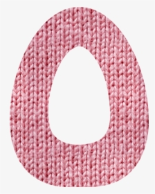 Pink,circle,alphabet - Woolly Alphabet, HD Png Download, Free Download