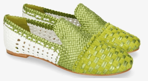 Loafers Kate 24 Woven Satin Greenery - Slip-on Shoe, HD Png Download, Free Download