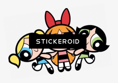 Powerpuff Girls Holding Hands - Powerpuff Girls Colouring Page, HD Png Download, Free Download