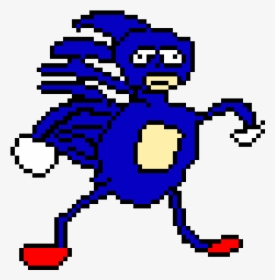 Sanic Pixel Art Minecraft, HD Png Download, Free Download