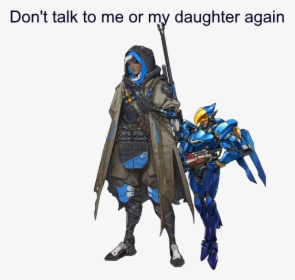 Don"t Talk To Me Or My Daughter Again - Ana Overwatch Concept Art, HD Png Download, Free Download