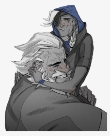 #overwatch #reinhardt #ana #couple - Reinhardt Overwatch And Ana, HD Png Download, Free Download