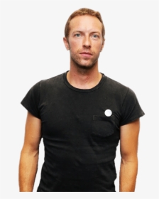 Chris Martin Black T Shirt - Chris Martin, HD Png Download, Free Download