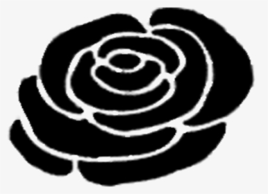 Visual Arts,plant,flower - White Rose Silhouette Transparent, HD Png Download, Free Download