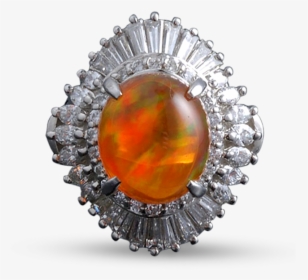 Fire Opal Ring, - Clip Art, HD Png Download, Free Download