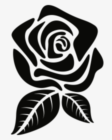 Hd Rose Silhouette Png - Flower Silhouette, Transparent Png, Free Download