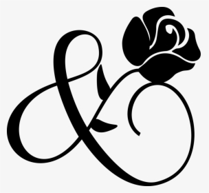 Forage And Bloom Black Rose Only - Rubber Stamp, HD Png Download, Free Download