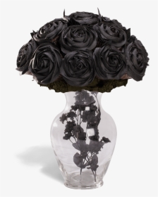 Transparent Black Flower Png - Black Flower Vase Png, Png Download, Free Download