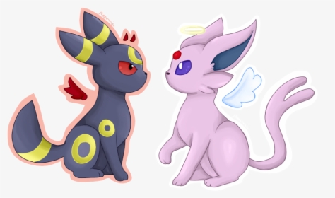 Umbreon And Espeon - Espeon And Umbreon Png, Transparent Png, Free Download