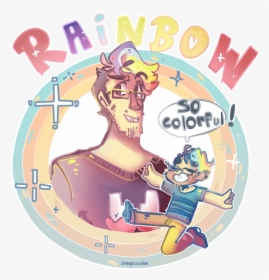 Rainbow Markiplier By Cheapcookie-d9y5etw - Cartoon, HD Png Download, Free Download